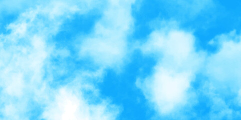 Sky Nature Landscape Background, Sky background with white fluffy clouds, blue sky with clouds, Light sky blue shades watercolor background.
