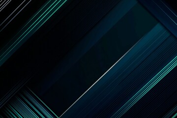 Obraz premium Abstract close-up of a glowing blue digital circuit board, showcasing intricate connections and technological design on a black background. 