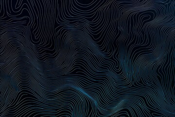 Obraz premium Abstract close-up of a glowing blue digital circuit board, showcasing intricate connections and technological design on a black background. 