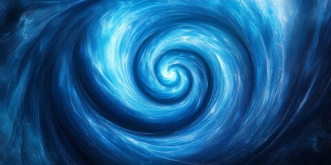 Glowing cobalt blue gradient background, shimmering overlays texture, poster header, smooth transitions, Generative AI