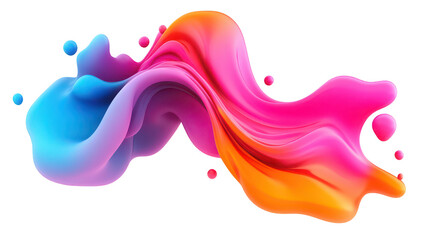 Vibrant Flowing Abstract Design