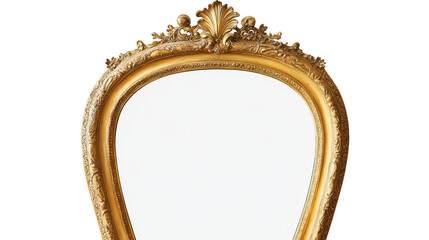 Elegant Antique Mirror with Ornate Frame