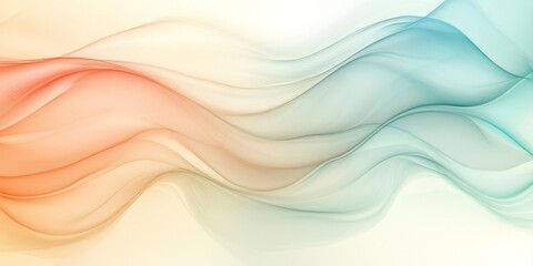 Pastel turquoise beige gradient background, neon glow texture, web banner, modern layout, Generative AI