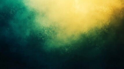 Obraz premium Dark yellow green gradient background, soft edges texture, social media post, vibrant tones, Generative AI