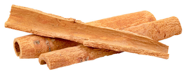 cinnamon sticks isolated
