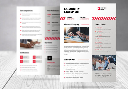 Capability Statement Business Document Template 
