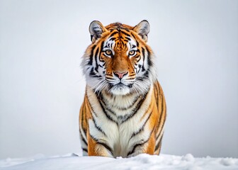 Obraz premium Apex Predator Ecosystem Balance: Minimalist Wildlife Photography