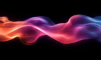 Vibrant Gradient Light Flow, Generative AI
