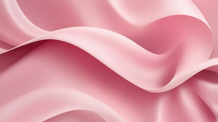 Obraz premium Beautiful luxury 3D modern abstract neon pink background composed of waves with light digital effect.