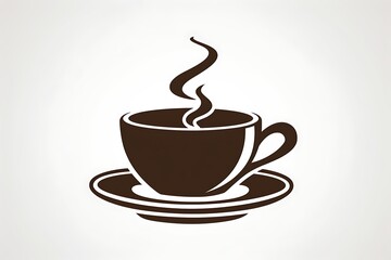 Obraz premium coffee mug silhouette