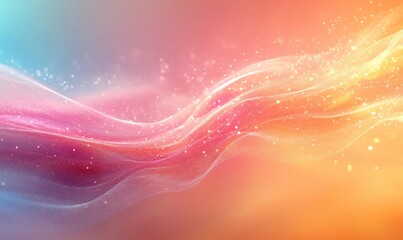 Abstract Soft Color Light Flow, Generative AI