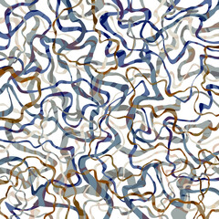 Abstract marbled layered wavy pattern on white background Liquid marble texture Muted earthy, water, natural colors