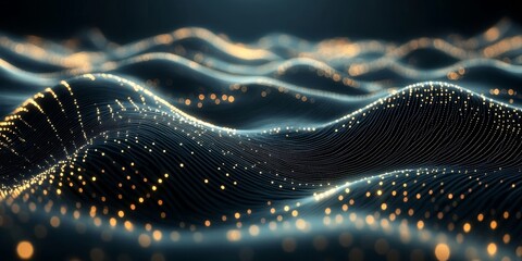 Abstract Modern Digital Background with Smooth Gradient, Generative AI