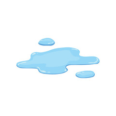 Water Puddle Vector Illustration