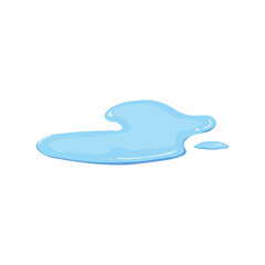 Water Puddle Vector Illustration