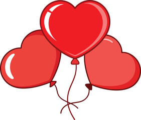 valentine day heart shape  balloon, element, love balloon,