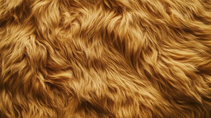 Fototapeta premium Soft, Textured, Golden, Fur Background for Cozy, Warm Themes
