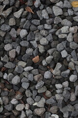 Decorative cracked gravel surface for background and illustration
