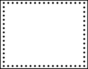 Square frame clip art design on plain white transparent isolated background for card, shirt, hoodie, sweatshirt, apparel, tag, mug, icon, poster or badge