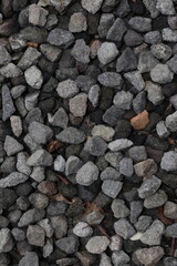Decorative cracked gravel surface for background and illustration
