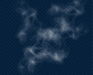 Vape smoke and mist with light effects on a transparent gray background, soft flowing texture, perfect for modern, atmospheric, or vaping-related designs.