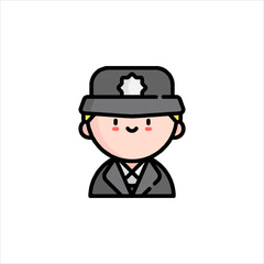 cartoon policeman