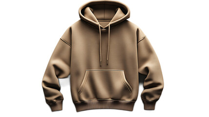 Beige Hoodie Mockup: This minimalist, modern hoodie mockup showcases a blank canvas for your design. The beige hue provides a versatile backdrop for showcasing your brand or artwork.