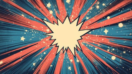 Dynamic Explosion Pop Art Design