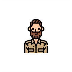 man in a hat