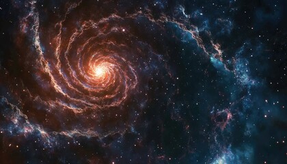 A spiral of air from the ground up to space, a hurricane in shape with cloud patterns, seen from above at sunset, photorealistic, high resolution, high detail, high quality