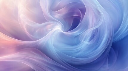 Obraz premium Abstract Swirling Pastel Hues: A Dreamlike Digital Artwork
