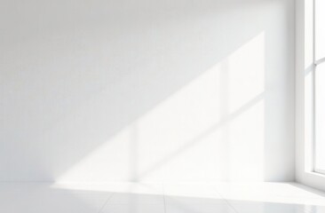 minimalist white wall expelling simplicity and space, minimalist white wall background