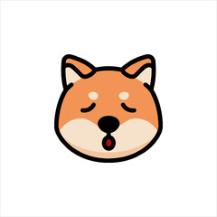 cartoon fox head