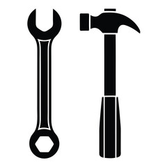 wrench-and-hammer--tools-icon-silhouette-fil-color.eps