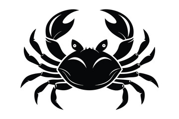 Black and white ,Crab logo icon J.eps