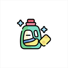 illustration of a bottle of water