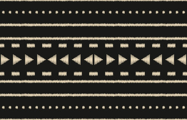 Ethnic abstract ikat art. Aztec ornament print. geometric ethnic pattern seamless  color oriental.  Design for background ,curtain, carpet, wallpaper, clothing, wrapping, Batik, vector illustration.