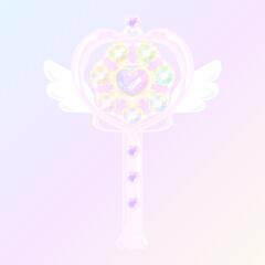 魔法少女の変身⭐︎ジュエリージェムステッキ♪