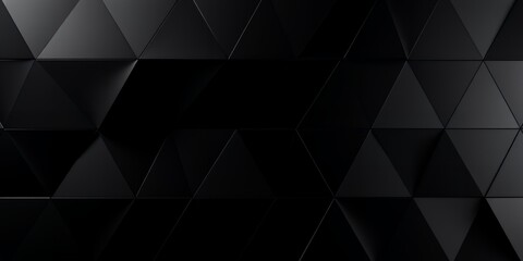 Obraz premium Abstract Dark Triangular Geometric Pattern Background Texture