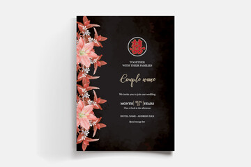 floral bridal shower invitation templates