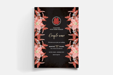 floral bridal shower invitation templates