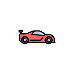 red sports car