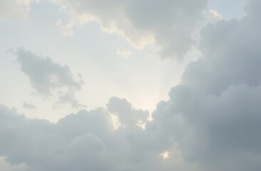 cloudy sky background showing soft grey tones, cloudy sky background