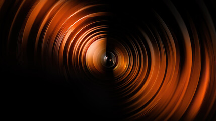 close up of photo camera lens overlay effect on black background	