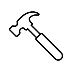 Hammer Vector Icon