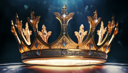 The crown embodies tradition and heritage, standing proud in a modern context.  