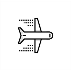 airplane icon vector illustration