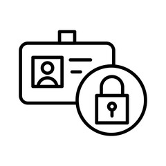 Identity Protection Vector Icon