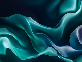 Fototapeta premium Abstract Gradient Background in Green and Blue with Grainy Texture,texture, blur, abstract, background,Green abstract geometric scratches, abstract poster with wavy lines and circles,High-resolution