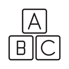 Alphabet Vector Icon